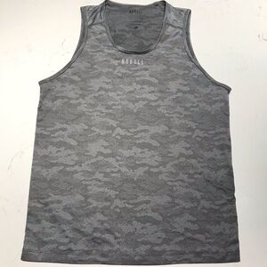 NOBULL Gray/Black Camo Performance Tank Medium